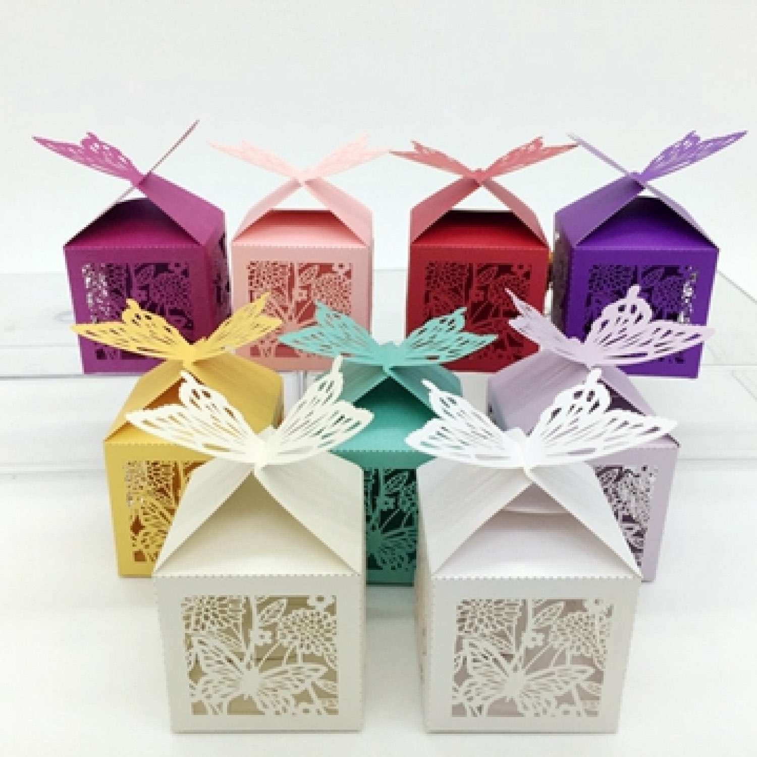 Candy Box Laser Cut Butterfly Beautiful Box Customized